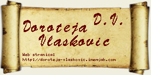 Doroteja Vlašković vizit kartica